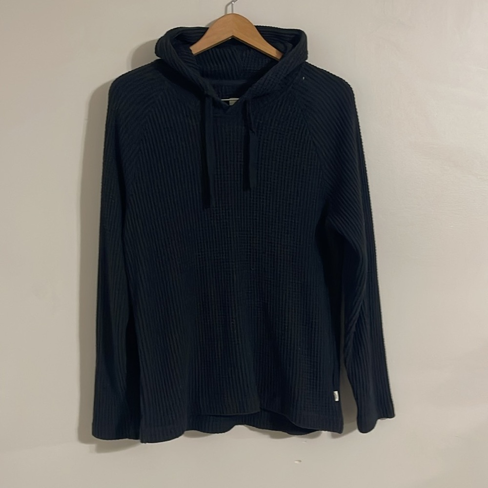 Ugg Men's Huck Thermal Hoodie Black Size medium - Picture 2 of 10